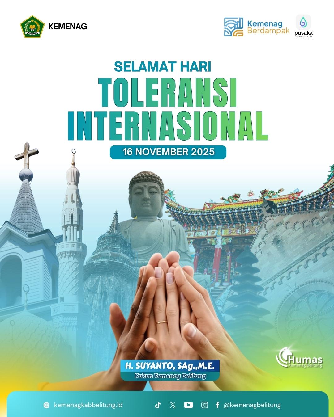 Selamat Hari Toleransi Internasional 2025