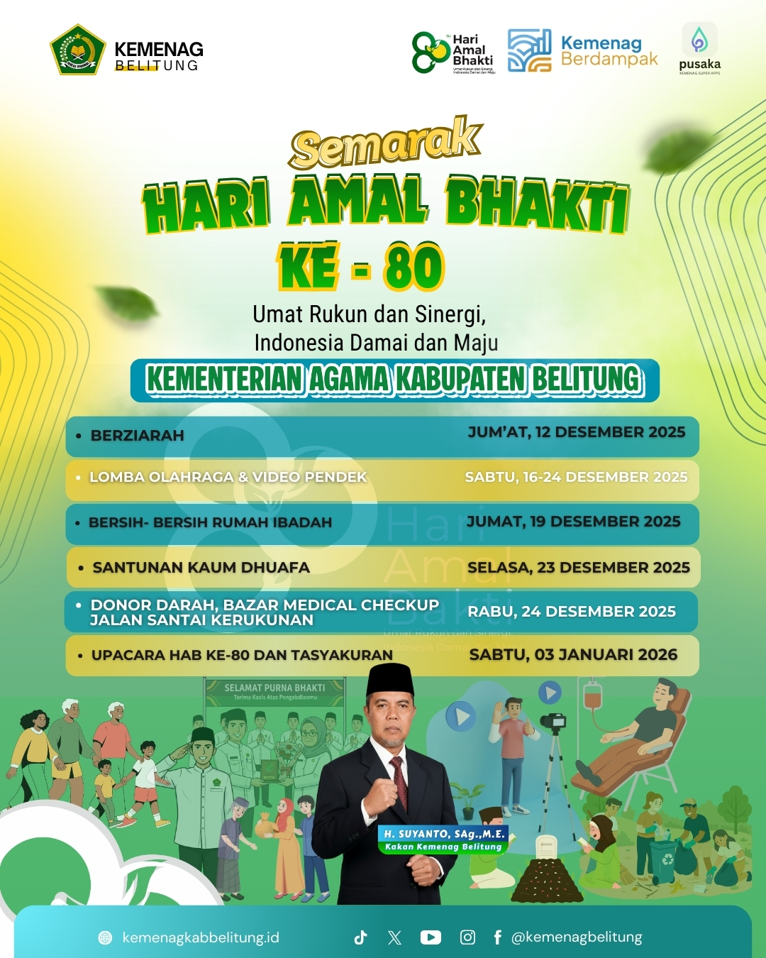 Hari Amal Bhakti Ke-80 Kementerian Agama