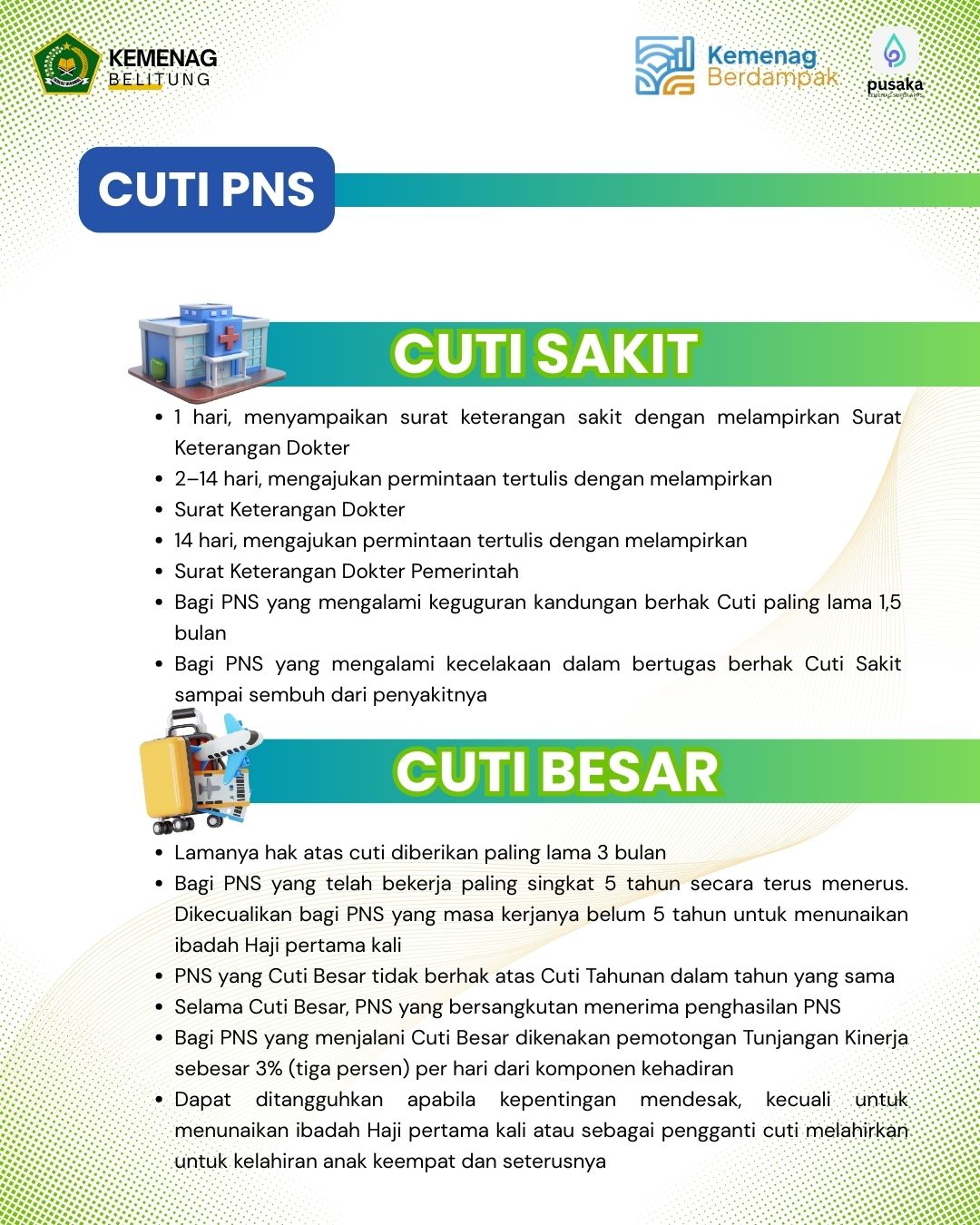 Cuti PNS dan PPPK Kementerian Agama