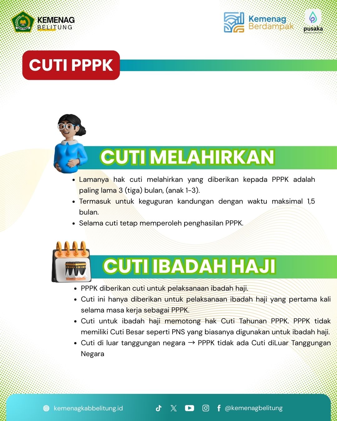 Cuti PNS dan PPPK Kementerian Agama