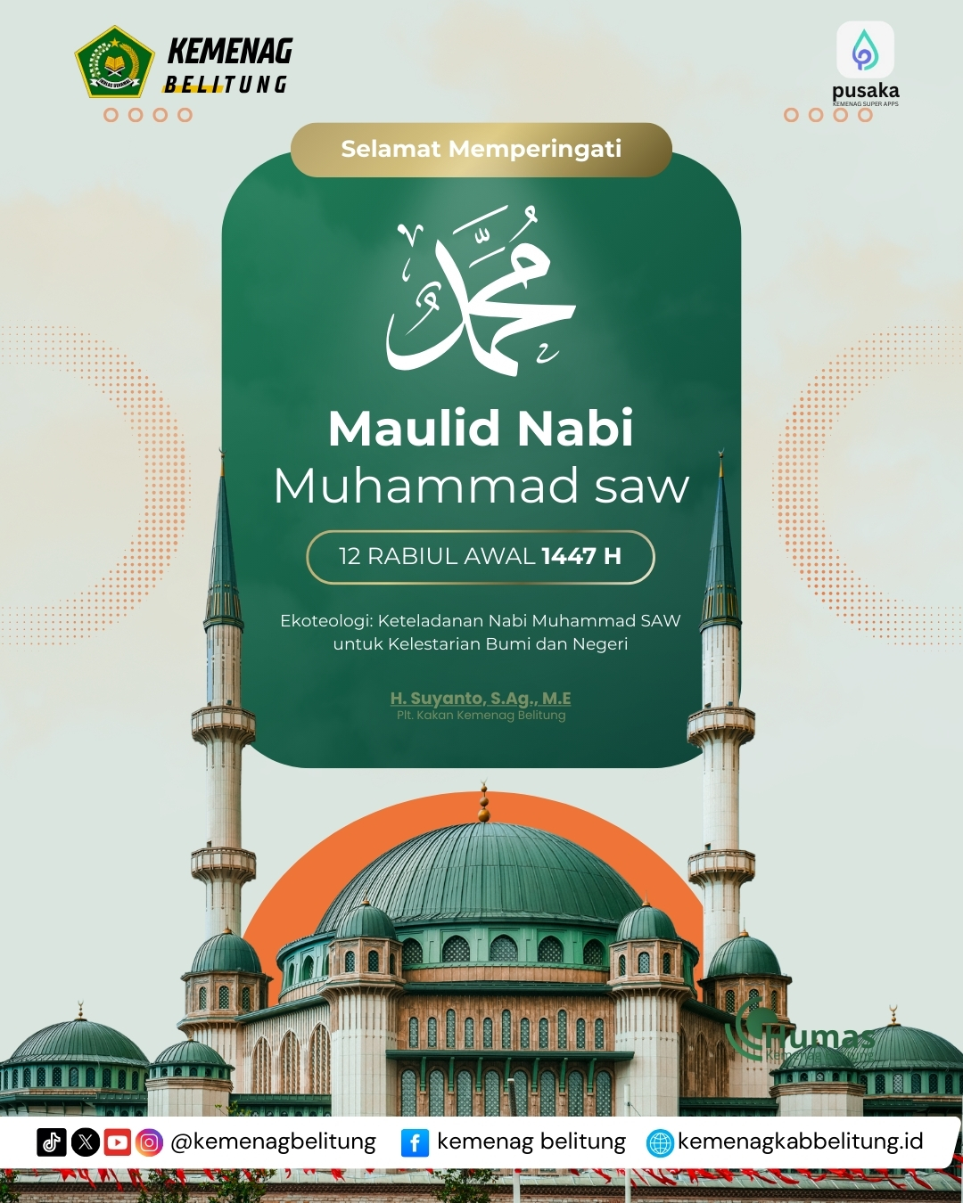 Selamat Memperingati Maulid Nabi Muhammad SAW