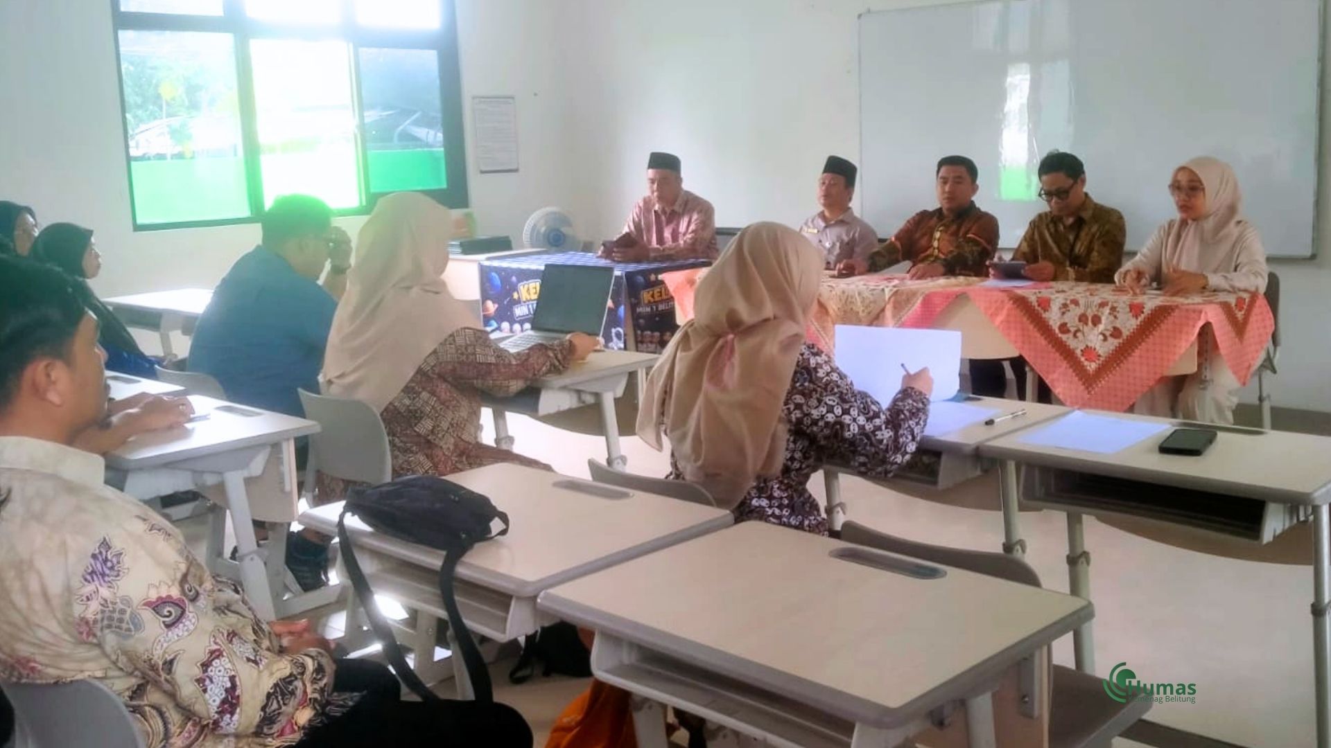 Kemenag Belitung Dampingi Tim Bappenas Tinjau Pembangunan MIN 1 Beltim