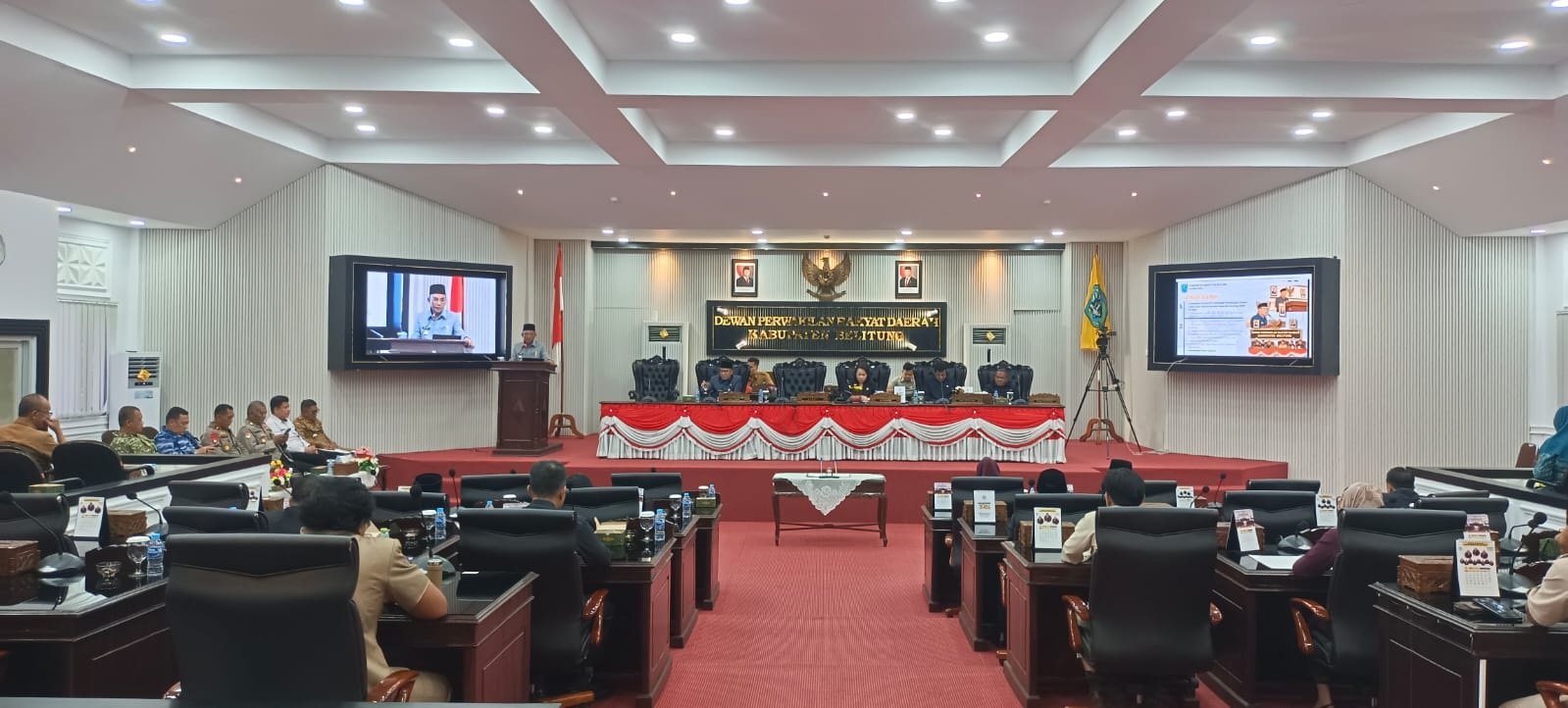 Iringi Rapat Paripurna DPRD dengan Doa, Kemenag Belitung Hadir Berkontribusi