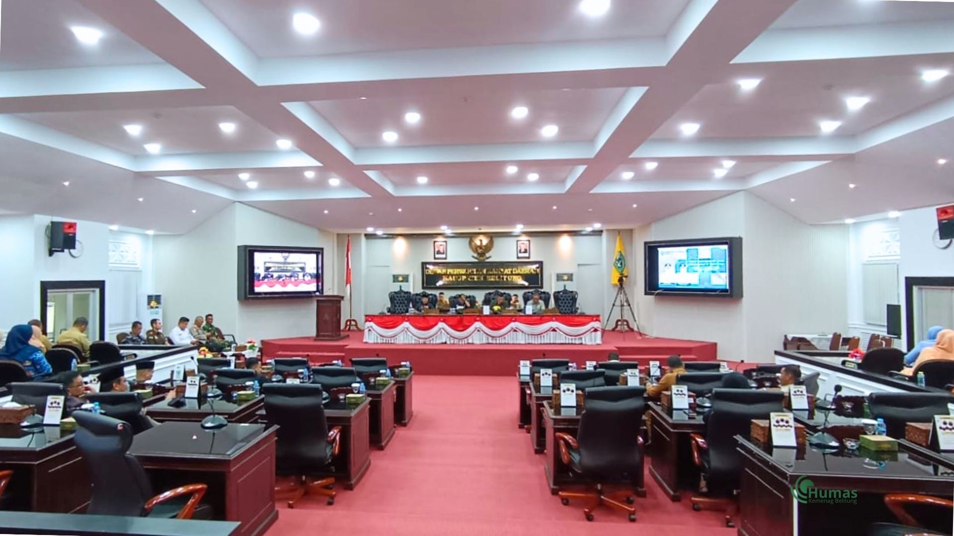 Bahas Arah Perubahan APBD 2026, Kemenag Belitung Hadiri Rapat Paripurna DPRD