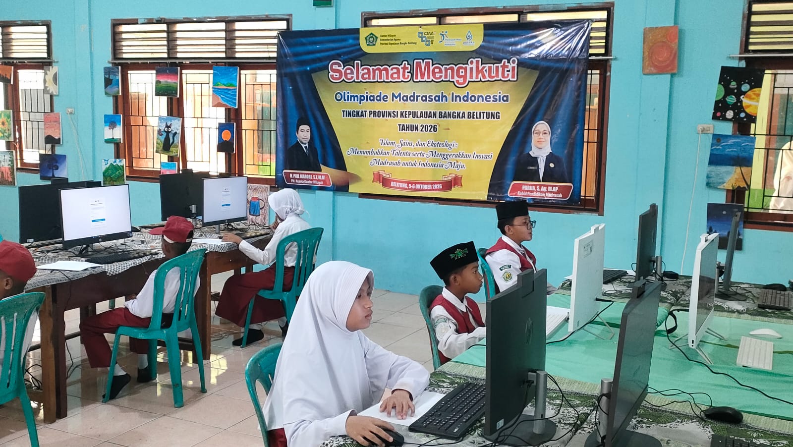 MIN 1 Belitung Ikuti OMI Tingkat Provinsi Kepulauan Bangka Belitung