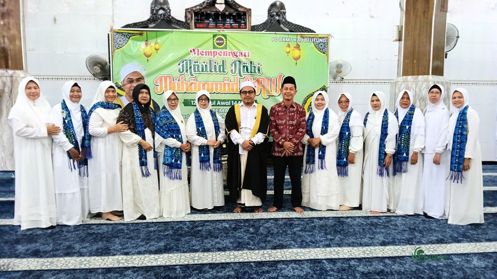 Hadiri Tabligh Akbar BKMT Peringatan Maulid Nabi, Kemenag Belitung Perkuat Ukhuwah Islamiyah