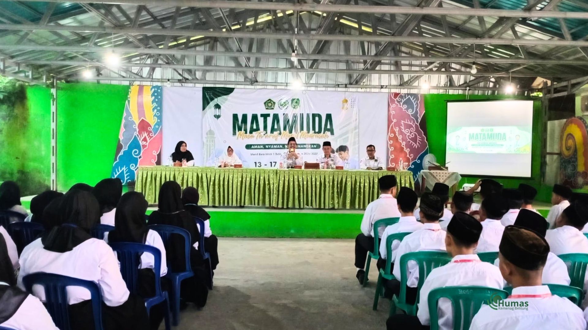 Kasubbag TU Kemenag Belitung Resmi Buka MataMuda MAN 1 Belitung