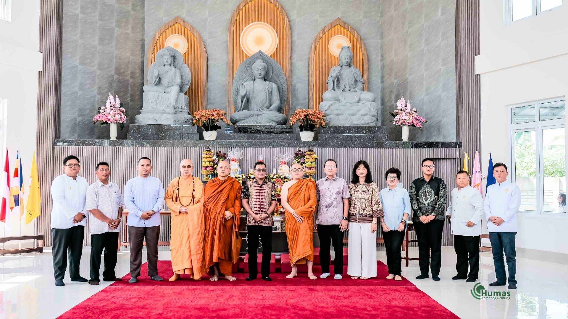 Kemenag Belitung Perkuat Moderasi Beragama melalui Peresmian Gedung Sikkhapada Buddhayana Belitung