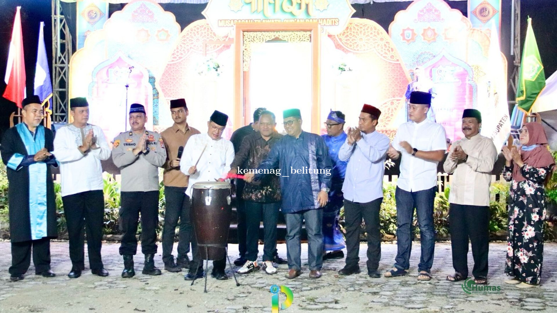Pembukaan MTQH Kabupaten Belitung 1447 H/2025 M: Plt. Kepala Kemenag Belitung Dikukuhkan Sbg Ketua